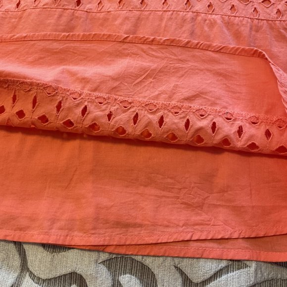 Old Navy Girls Coral Sleeveless Dress Size Small 6-7 Kids EUC Lined - Picture 6 of 6